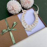 Love and Luck Gold Hearts Horseshoe