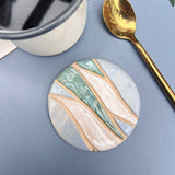 Blue Ocean Wave Coasters