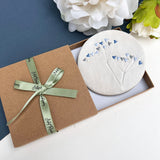 Blue Hearts Wild Flower Coaster