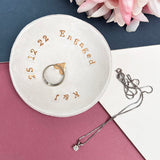 Personalised Engagement Ring Dish