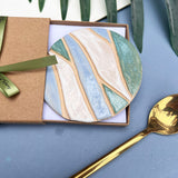 Blue Ocean Wave Coasters