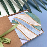 Blue Ocean Wave Coasters