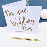 On Your Wedding Day Greetings Card