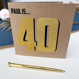 Personalised Birthday Milestone Card