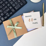 Personalised Milestone Birthday Coaster