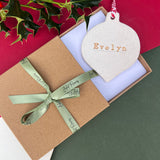 Personalised Christmas Decorations - Tree or Bauble