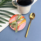 Sunset Ocean Wave Coasters