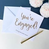 You're Engaged! Greetings Card