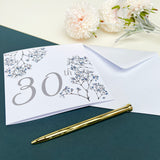 30th Birthday Card