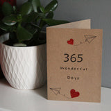 First Year Anniversary Card