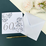 60th Birthday Hanging Heart
