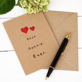 The Best Auntie Ever Ceramic Coaster