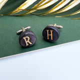 Father's Day Initial Cufflinks