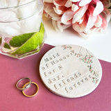 Bridesmaid Floral Ceramic Coaster