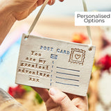 Ceramic Postcard  - Personalised Thinking of You Gift - Unique gifts for all