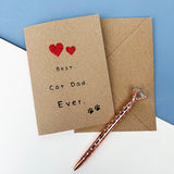 Best Cat Dad Ever Greetings Card