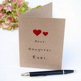 Best Daughter Ever Ceramic Coaster