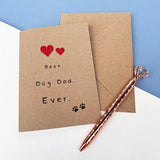 Best Dog Dad Ever Greetings Card