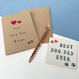 Best Dog Dad Ever Greetings Card