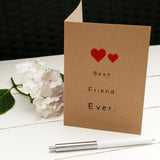 The Best Friend Ever Ceramic Coaster