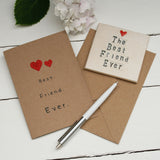 The Best Friend Ever Ceramic Coaster