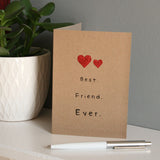 The Best Friend Ever Ceramic Coaster