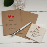 The Best Godmother Ever Ceramic Coaster