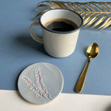 Blue Wild Flower Ceramic Coasters