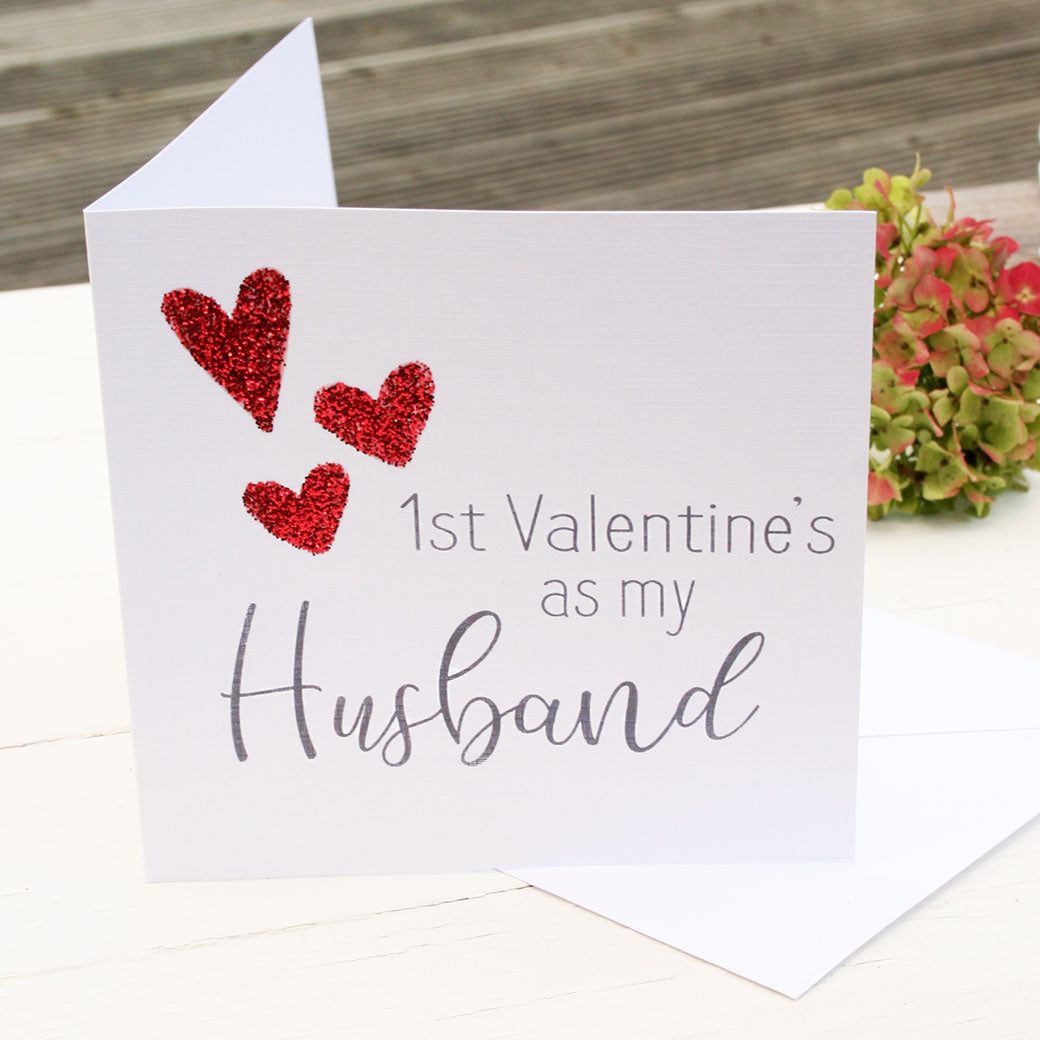 Our first valentines as husband store and wife