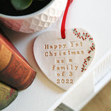 First Family Christmas Hanging Decoration