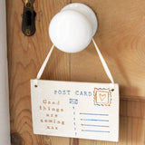 Ceramic Postcard  - Personalised Thinking of You Gift - Unique gifts for all