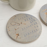 Round Nanny Ceramic Coaster - Baby and Pregnancy Reveal Coaster