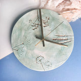 Green And Gold Ceramic Wall Clock