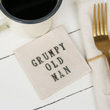 Grumpy Old Man Ceramic Coaster