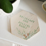 Amazing Mum And Nanny Ceramic Coaster