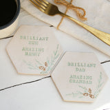 Amazing Mum And Nanny Ceramic Coaster