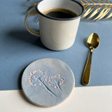 Blue Wild Flower Ceramic Coasters