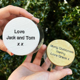 Gin And Tonic Themed Personalised Christmas Tree Bauble