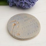 Round Nanny Ceramic Coaster - Baby and Pregnancy Reveal Coaster