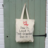 Saw It Got It Grandparent Shopping Tote Bag