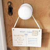 Ceramic Postcard  - Personalised Thinking of You Gift - Unique gifts for all