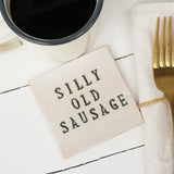 Silly Old Sausage Ceramic Coaster