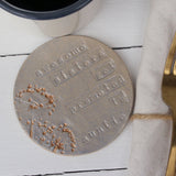 Round Sister To Auntie Ceramic Coaster