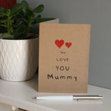 We Love You Mummy Ceramic Coaster