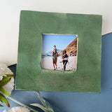 Plain Green Ceramic Wall Photo Frame