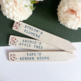 Large Ceramic Personalised Plant Marker