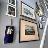 Dark Blue Hanging Vase