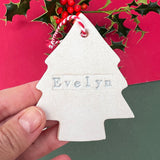 Personalised Christmas Decorations - Tree or Bauble