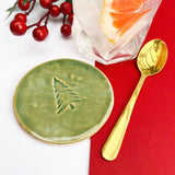 Green Christmas Tree Coasters