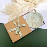 Green And Gold Engagement Ring Dish